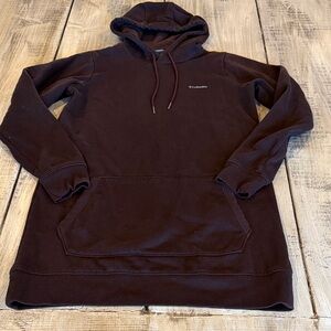 Columbia Men's Hooded Pullover Sweatshirt - Dark Brown